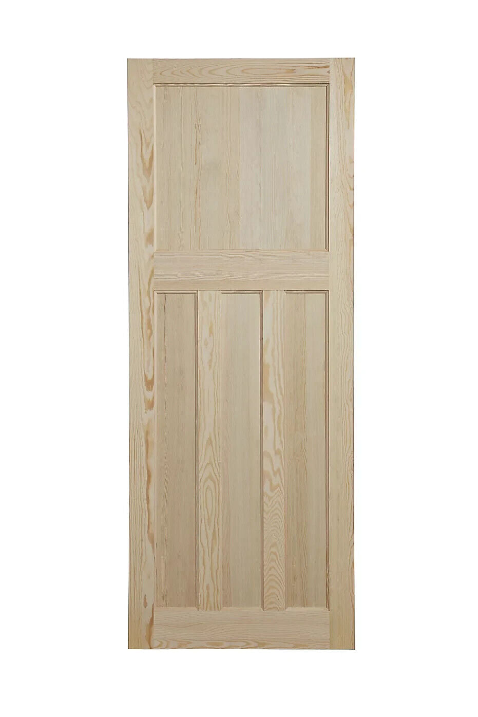 4 panel Unglazed Victorian Natural Pine Timber Door 1981 x 686 x 35mm